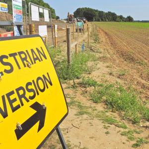 Diversion in force Gun Lane to St Mary