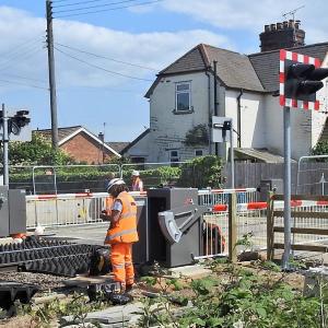 Grimston Crossing work in progress 3.6.2019